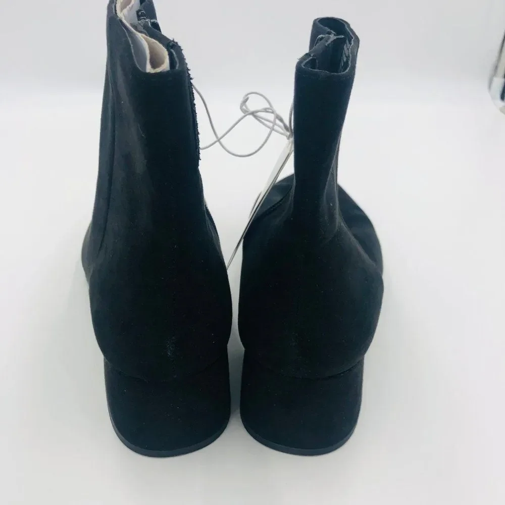 Brand New A New Day Black Mid‎ Heel Pointed Toe Side For Women Size 10